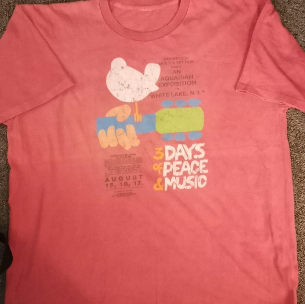 Original WOODSTOCK T shirt from 1969
